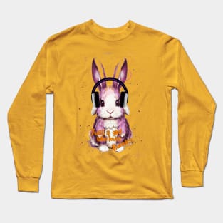 Just a girl who loves harmonious pink bunnies Long Sleeve T-Shirt